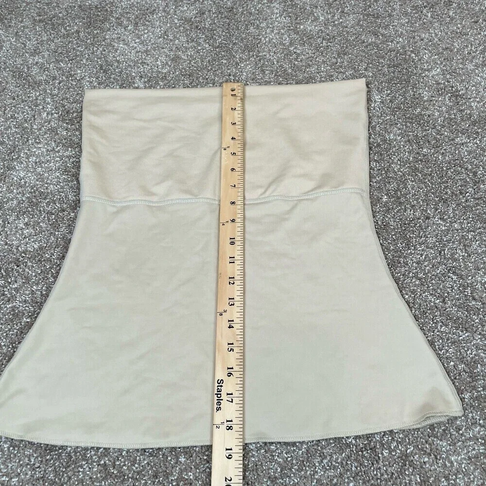Spanx Shapewear Strapless Tummy Control beige SZ XL slimming waist trimming